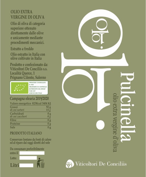 Olio EVO BIO Pulcinella 3lt